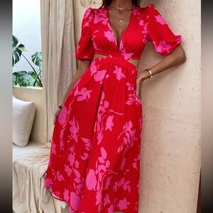 SHEIN Tie Back Dress